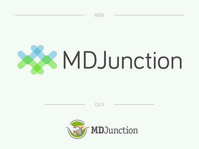Mdjunction Logo brand branding design logo re design redesign