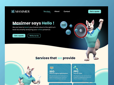 MAXIMER MARKETING SOLUTIONS branding design ui ux