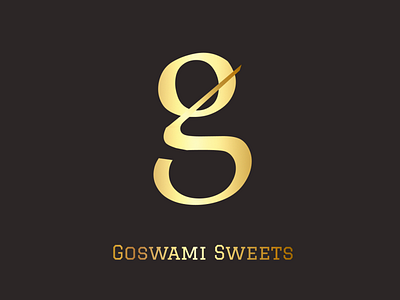 GOSWAMI SWEETS LOGO branding design graphic design logo vector