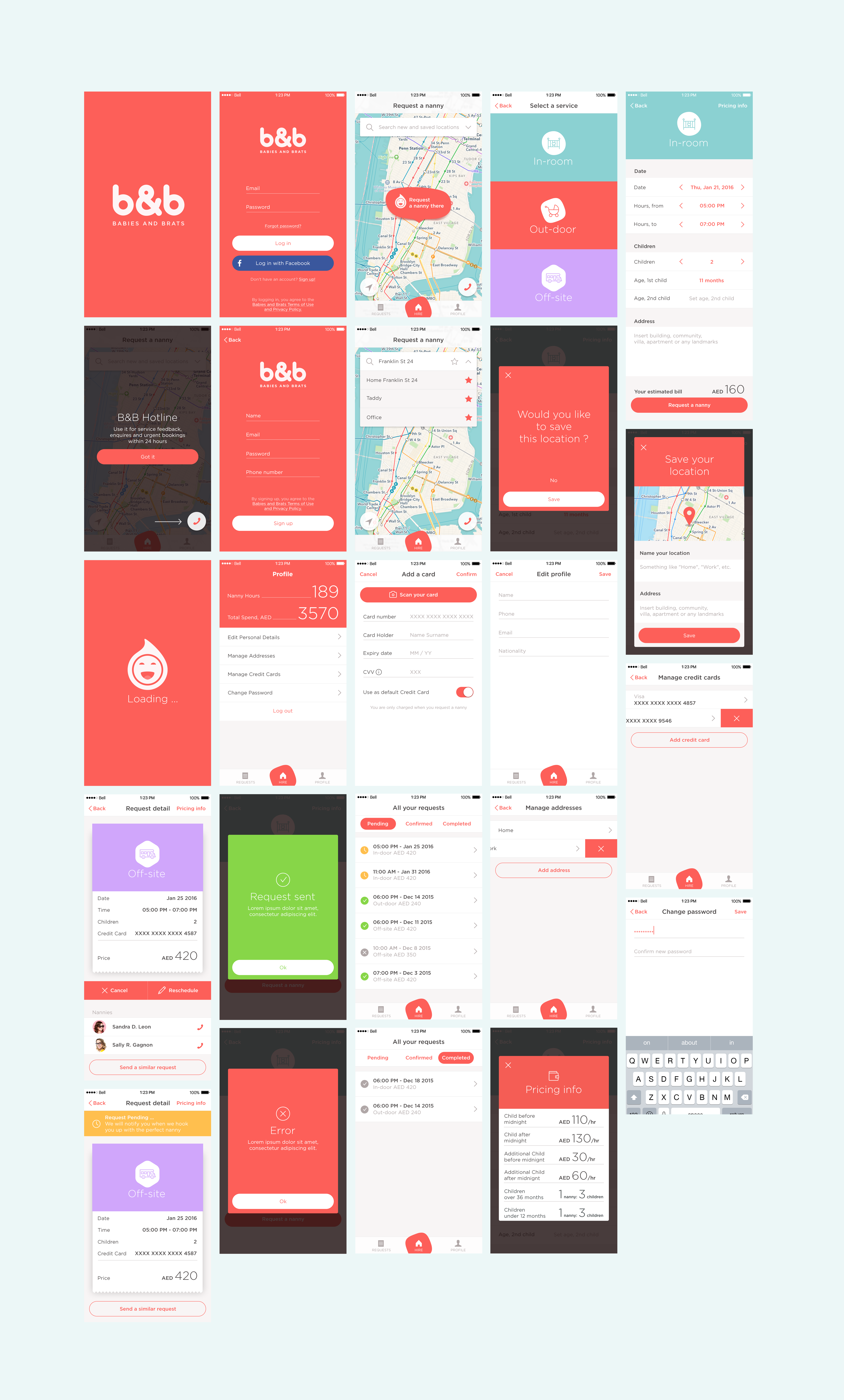 B&B App By Maxim Matsevich On Dribbble