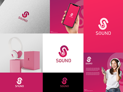 Monogram minimalist song player app logo appmusic behance branddesign branding design graphic design graphicdesign graphicsdesign illustration logo logobrand logoconcept music sound ui