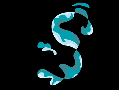 S lettermark logo branding design graphic design logo vector