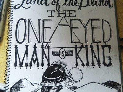 Land of the Blind beginning stage land of the blind latin money proverb pyramid text tom waits vulture