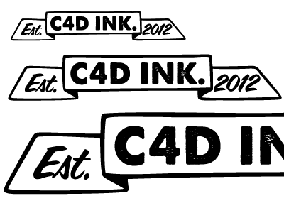 C4D Inkorporated logo c4d logo print shop