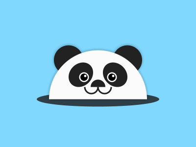 Panda Baby android app baby character design flat game icon material panda simple