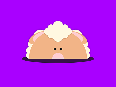 Poddy android app character design flat game icon material poddy sheep simple