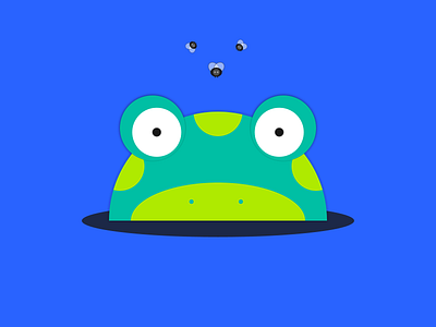 Froggy-Frog android app character design flat fly frog froggy game icon material simple
