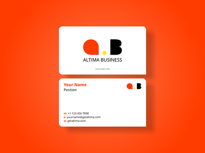 Business Card ab businesscard corporate identity logo logotype visit card