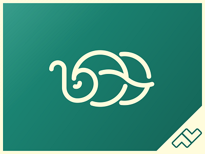 a cute elephant design flat graphic design icon illustration lineart logo minimal vector