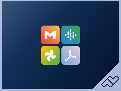 Rounded square icons