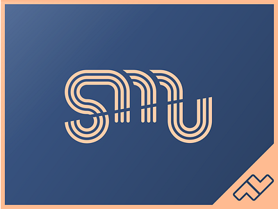 SMU, but different design graphic design icon illustration lineart logo minimal vector