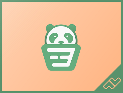 PandaStore design graphic design icon illustration logo minimal vector