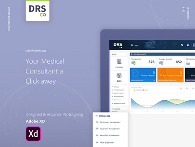 Online Medical Service SaaS App UX/UI Design app branding design graphic design illustration typography ui ux