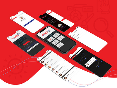Sales Navigators Mobile App UI Design app branding dashboard graphic design mobile app ui user experience ux