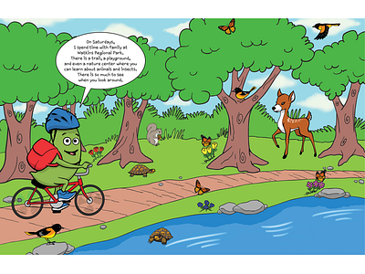 Prince George's County - Clean and Beautiful activity book cartoon illustration cartoons coloring comics digital art drawing illustration kids