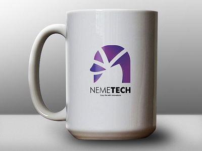 Printed Mug | NEMETECH brand identity branding business design graphic design logo