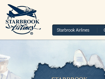 Starbrook Airlines airline airlines chocolate painting perfect pixel plane retro starbrook webdesign yummy