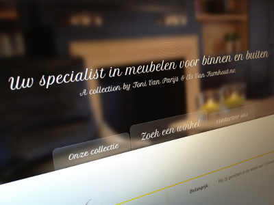 Maison péderrey furniture home interior landing perfect pixel webdesign yummy