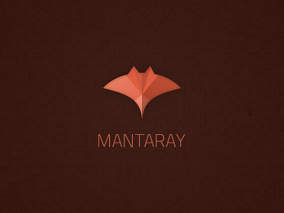 Mantaray concept crm fish logo mantaray software