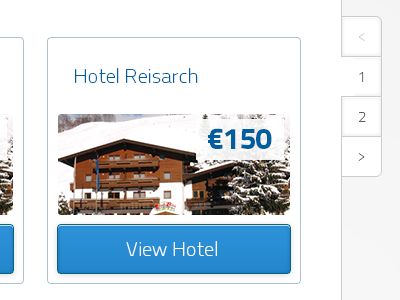 Pagination button card cold discount hotels menu navigation pagination perfect pixel sneakpeak tdc thediscountcard webdesign winter