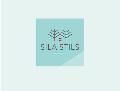 SILA STILS logo branding building logo clean design flat design graphic design identity design minimal nordic scandinavian wooden houses