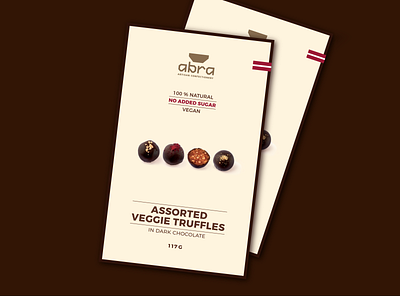 Vegan Chocolate Truffles box box branding chocolate graphic design illustration package packaging design truffles vegan food
