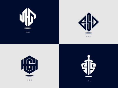 Monogram Logo Design by Iqra Munir16 on Dribbble