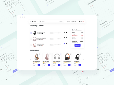 Shopping Cart Page Design