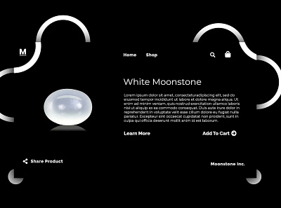 Moonstone. branding design graphic design illustration logo rebound ui ux vector website