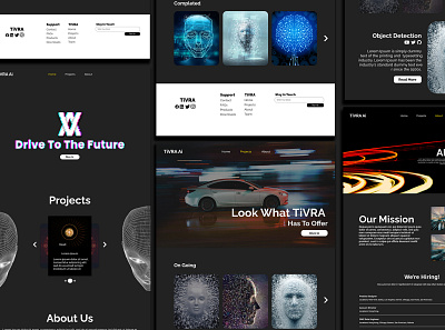 TivraAi WebDesign. app branding design graphic design illustration logo ui ux vector web website