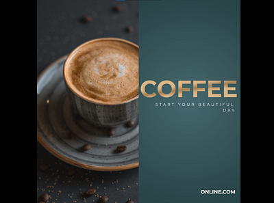 Coffee ads advertising animation banner branding design gif graphic design marketing motion graphics vector