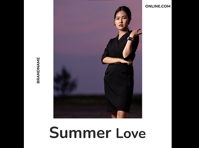 Summer Love animation banner banner design branding design gif graphic design graphics illustration motion graphics vector