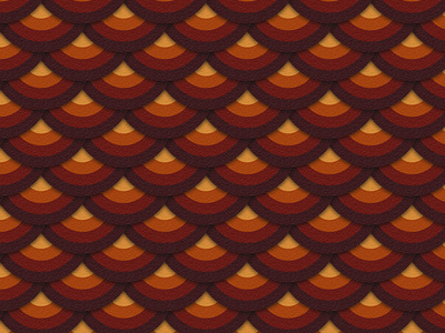 A texturized circular pattern.