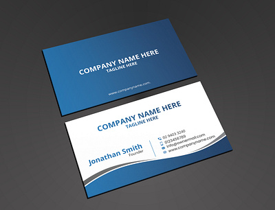 Modern Business Card Design branding business branding business card design business cards graphic design stationary design