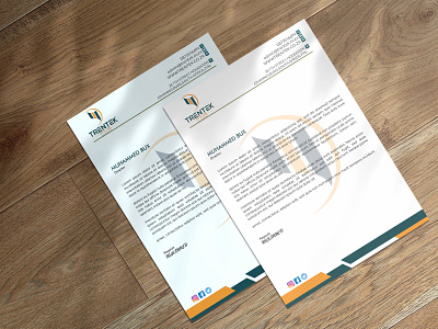 Professional Letterhead Design advertising branding business branding business letterhead design creative letterhead design design graphic design illustration letterhead design minimalistic letterhead design professional letterhead design