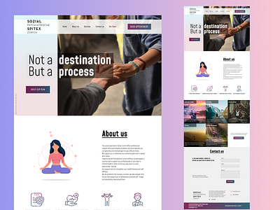 Social Psychiatric Website pt.1 branding design ui