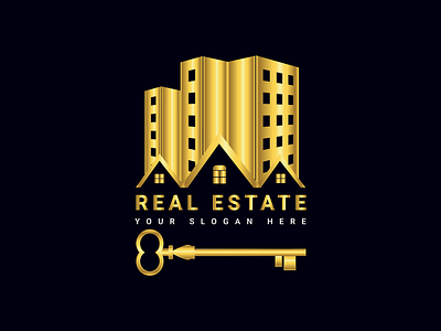 Real Estate Logo Design branding branding logo corporate creative design logo professional real estate logo design