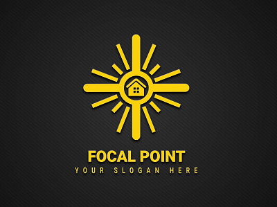 REAL ESTATE-FOCAL POINT-LOGO DESIGN branding branding logo corporate creative professional real estate