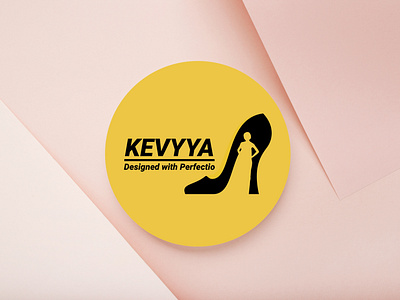 KEVYYA-LADIES SHOES LOGO DESIGN branding branding logo corporate creative design logo professional