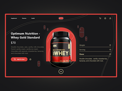 Proteins - Web Design (UI/UX) adobe xd branding design online shop online store shop ui uiux design