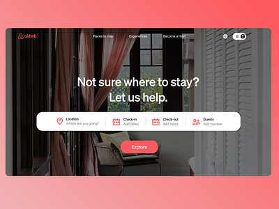 Airbnb Landing Page Concept/Redesign