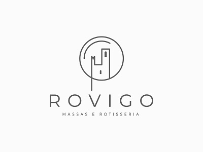 Rovigo branding graphic design logo