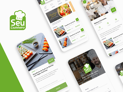 User Interface Seu Cozinheiro App branding graphic design ui