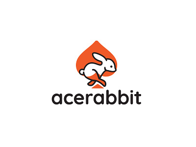 Ace Rabbit ace logo logo design rabbit