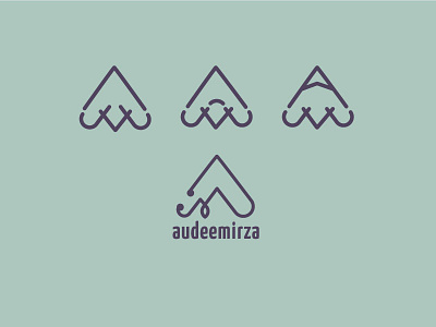 AudeeMirza 2.0 branding logo logo design rebrand