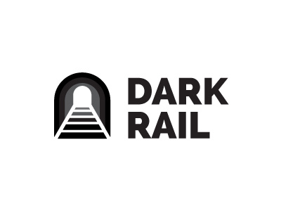 Dark Rail dark logo logo desi