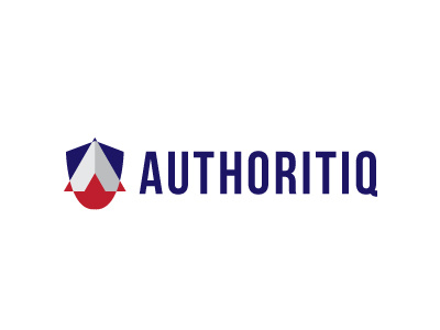 Authoritiq control logo logo design shield