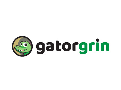 Gator Grin logo logo design smile