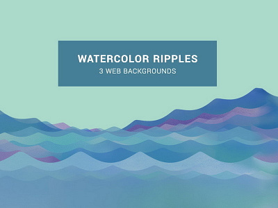 Watercolor Ripples Web Background