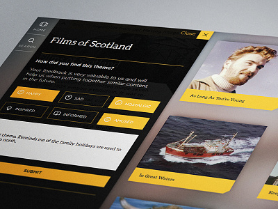 ​ National Library of Scotland - Moving Image Archive 1/2 archive design experience film image library moving scotland ui user ux ​